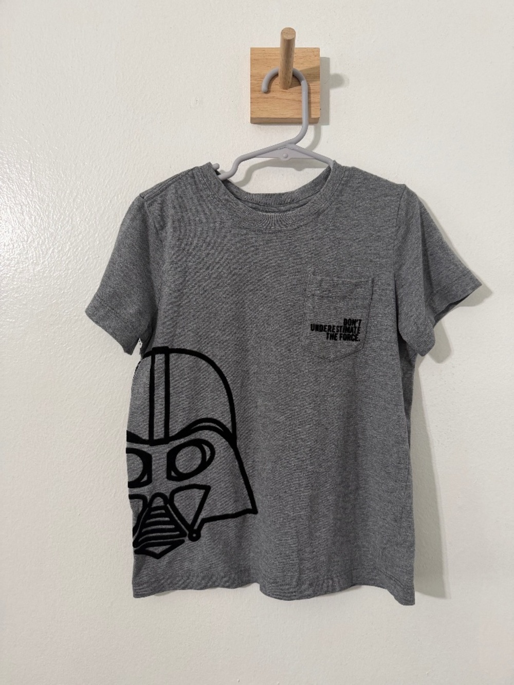 Hanna Andersson Star Wars Darth Vader T-Shirt Short Sleeve Top Size 5